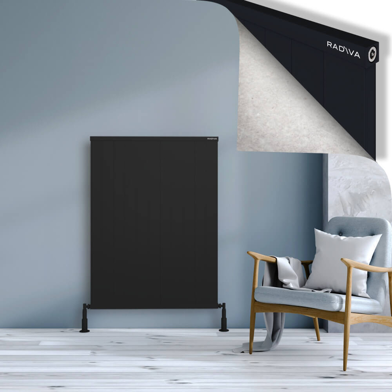 Rio Dekoratif Alüminyum Radyatör 1200x1104 Siyah 
