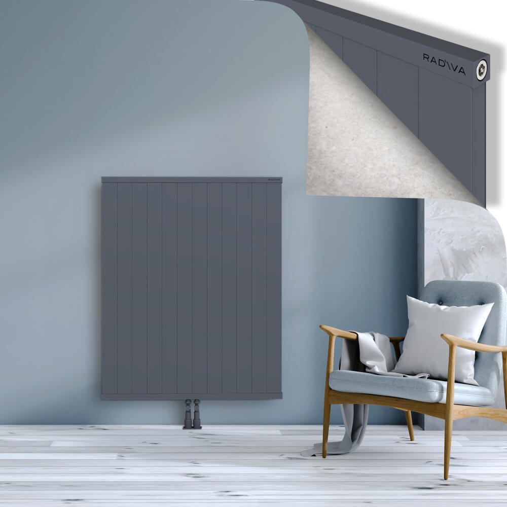 Rio Dekoratif Alüminyum Radyatör 1200x1204 Antrasit - 2