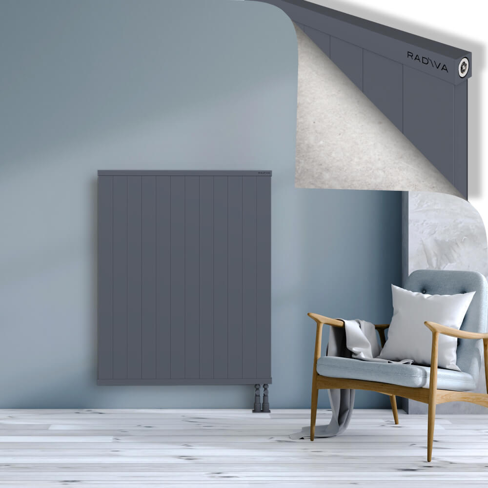 Rio Dekoratif Alüminyum Radyatör 1200x1204 Antrasit - 3