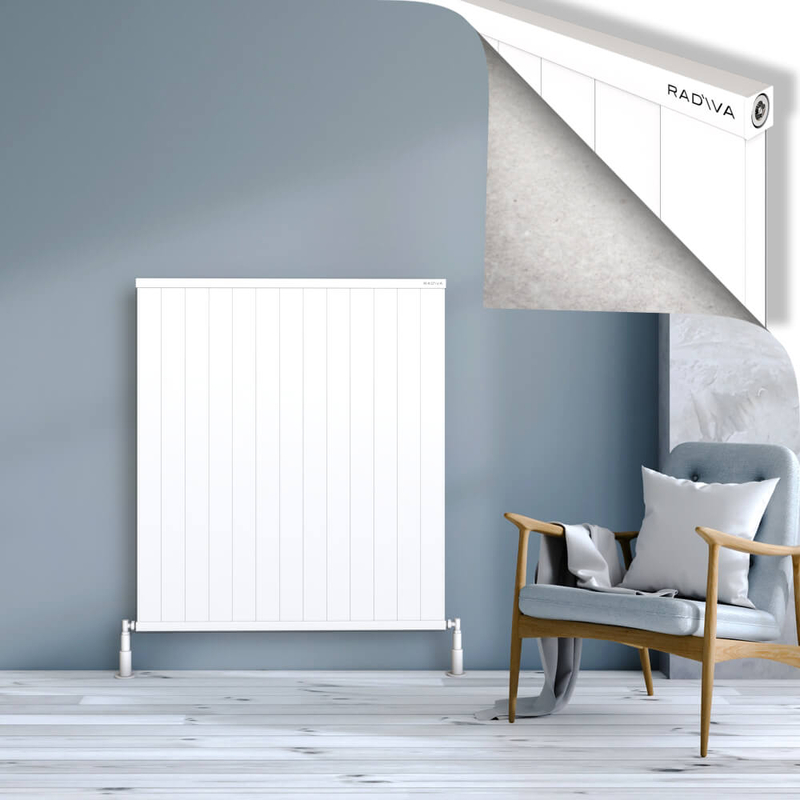 Rio Dekoratif Alüminyum Radyatör 1200x1304 Beyaz 