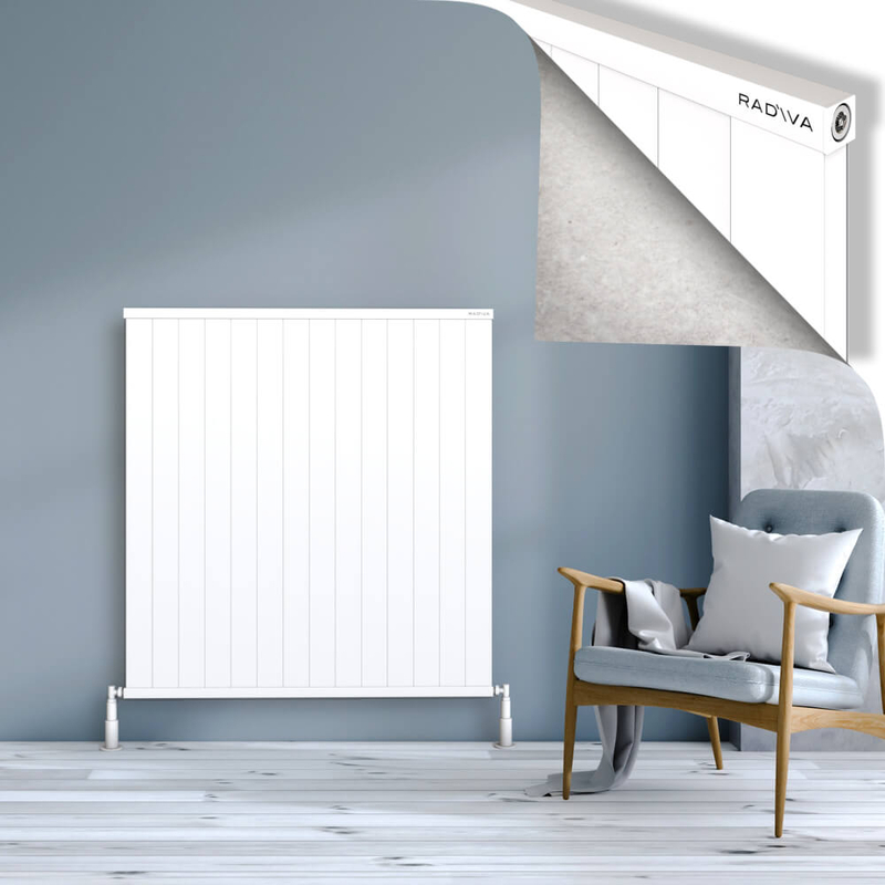 Rio Dekoratif Alüminyum Radyatör 1200x1404 Beyaz 