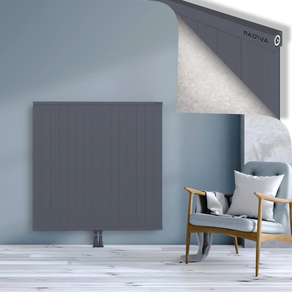 Rio Dekoratif Alüminyum Radyatör 1200x1504 Antrasit - 2