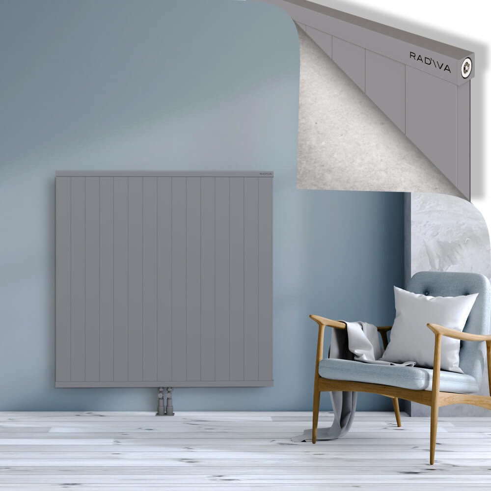 Rio Dekoratif Alüminyum Radyatör 1200x1504 Gri - 2
