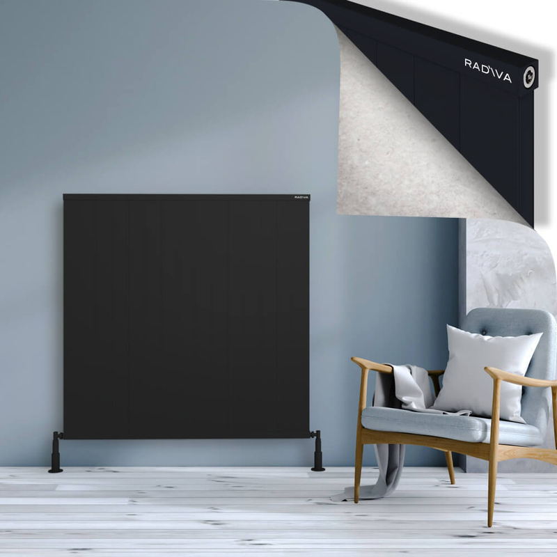 Rio Dekoratif Alüminyum Radyatör 1200x1504 Siyah