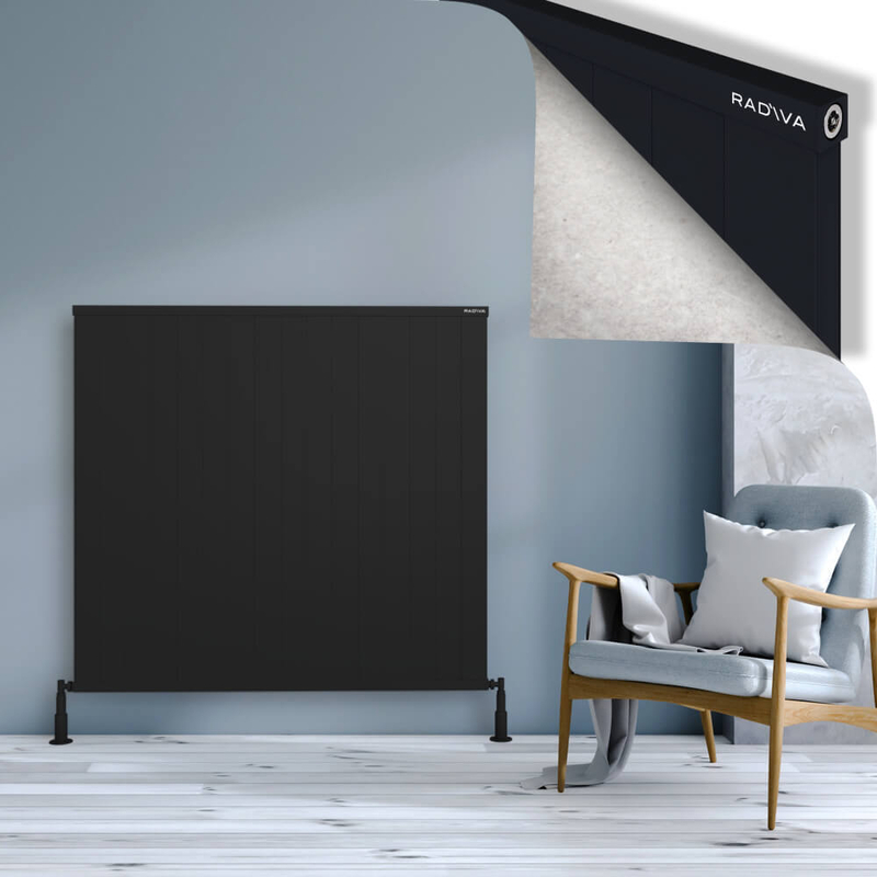 Rio Dekoratif Alüminyum Radyatör 1200x1604 Siyah 