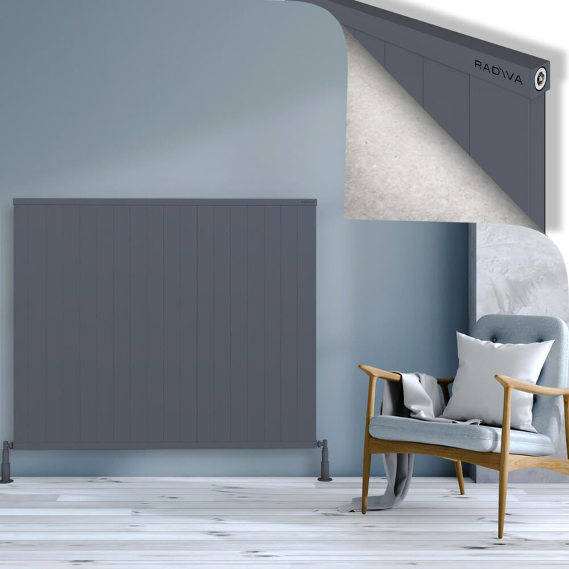 Rio Dekoratif Alüminyum Radyatör 1200x1804 Antrasit 