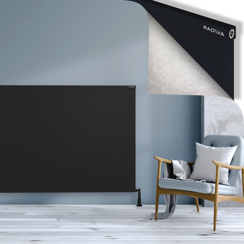Rio Dekoratif Alüminyum Radyatör 1200x2104 Siyah 