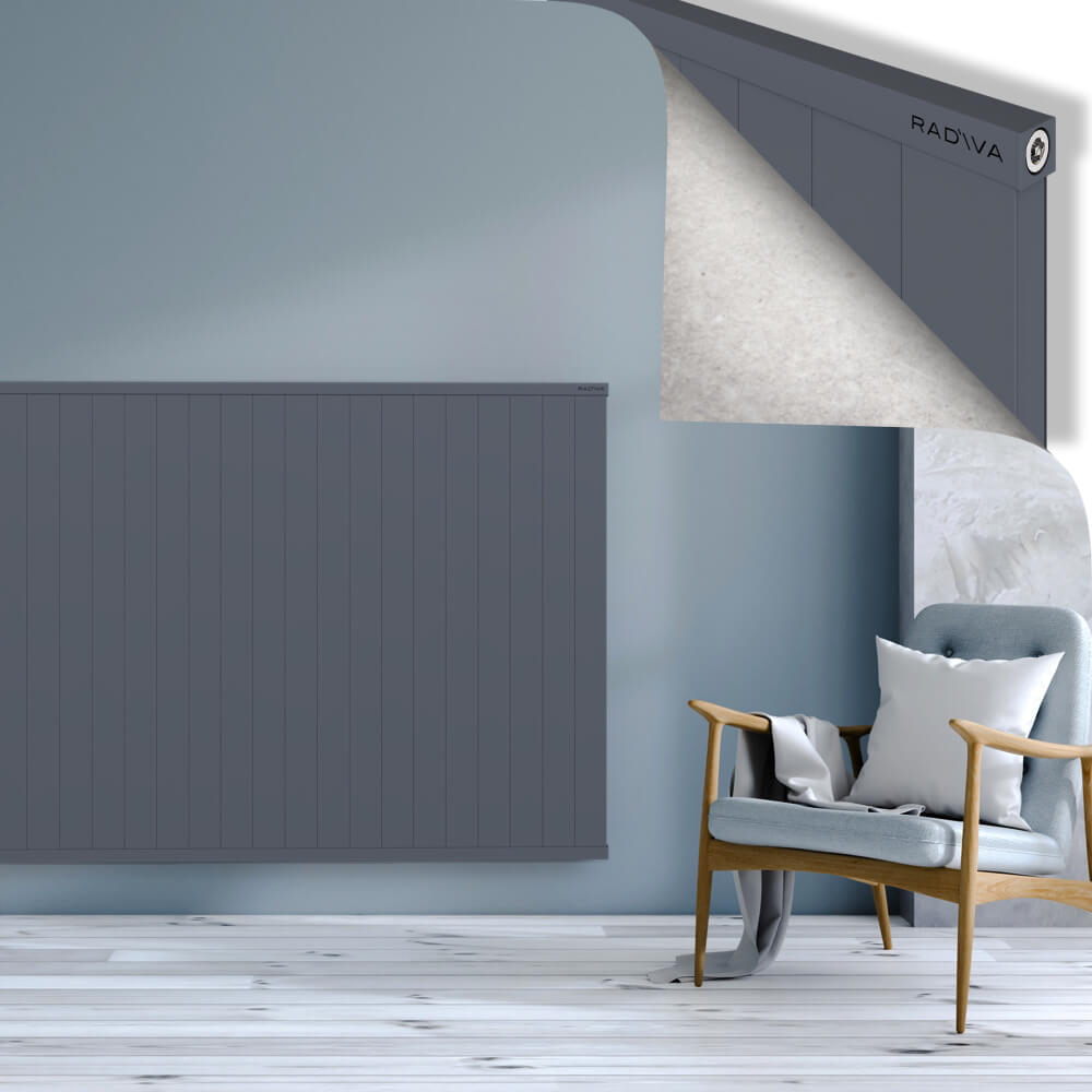 Rio Dekoratif Alüminyum Radyatör 1200x3004 Antrasit - 4