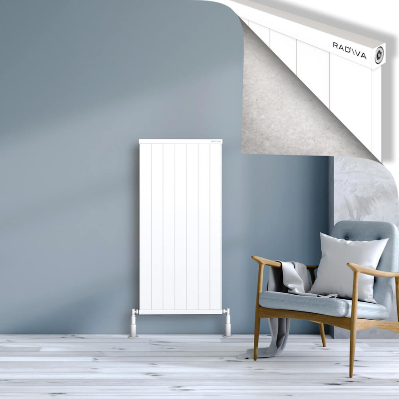 Rio Dekoratif Alüminyum Radyatör 1200x704 Beyaz 