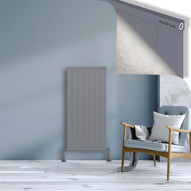 Rio Dekoratif Alüminyum Radyatör 1200x704 Gri 