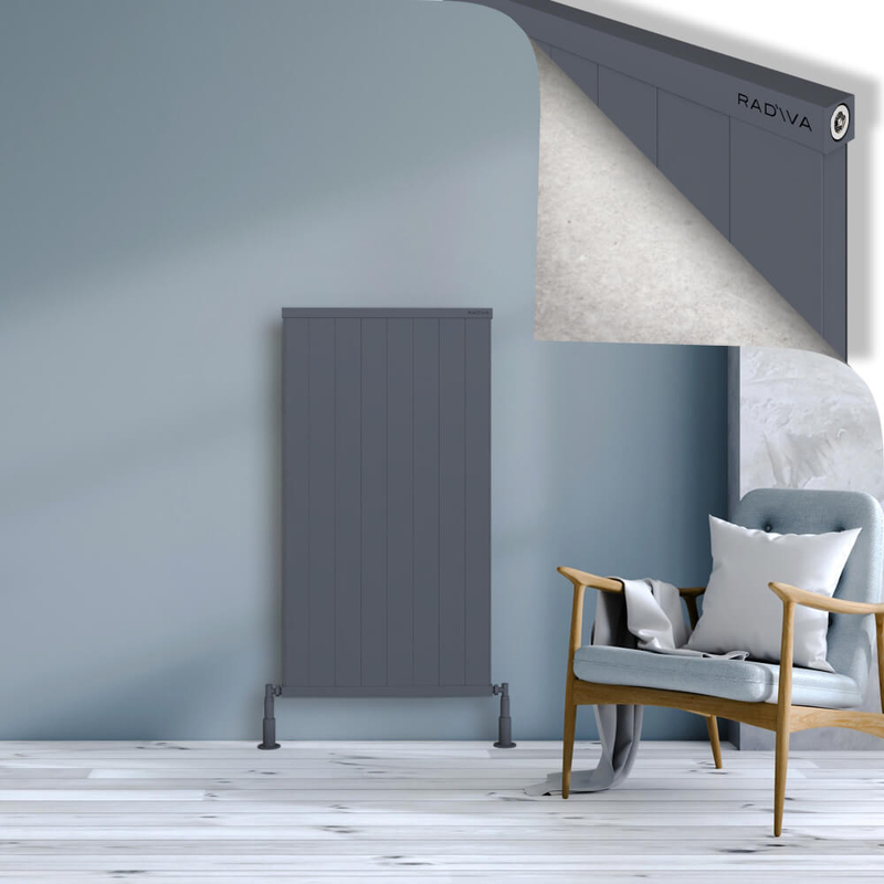 Rio Dekoratif Alüminyum Radyatör 1200x804 Antrasit