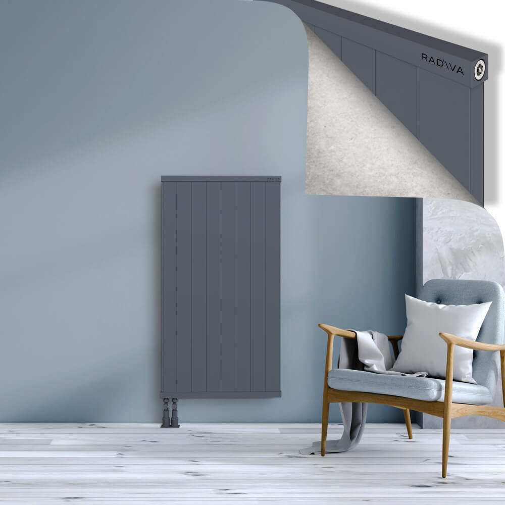 Rio Dekoratif Alüminyum Radyatör 1200x804 Antrasit - 4