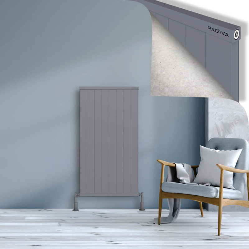 Rio Dekoratif Alüminyum Radyatör 1200x804 Gri 