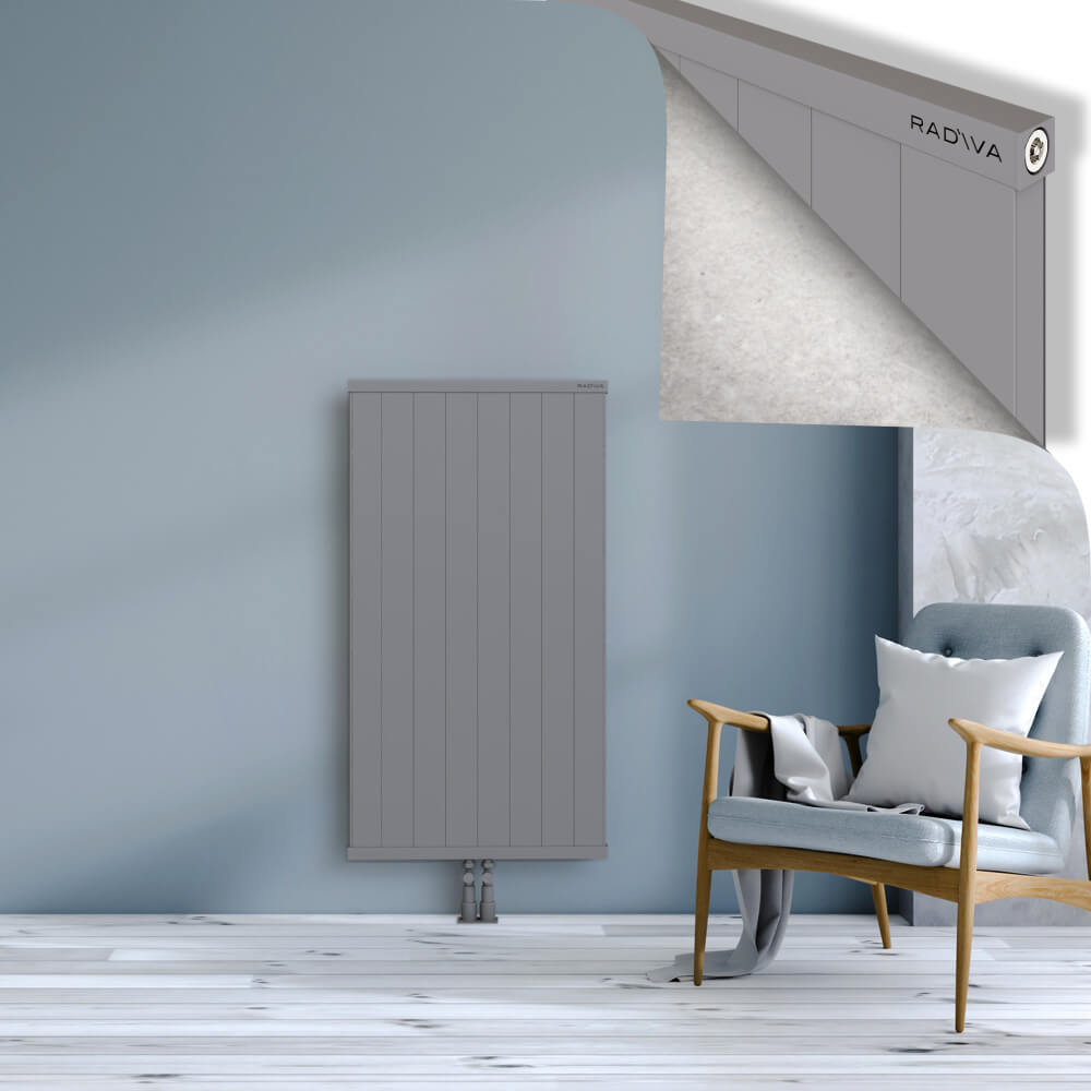 Rio Dekoratif Alüminyum Radyatör 1200x804 Gri - 2