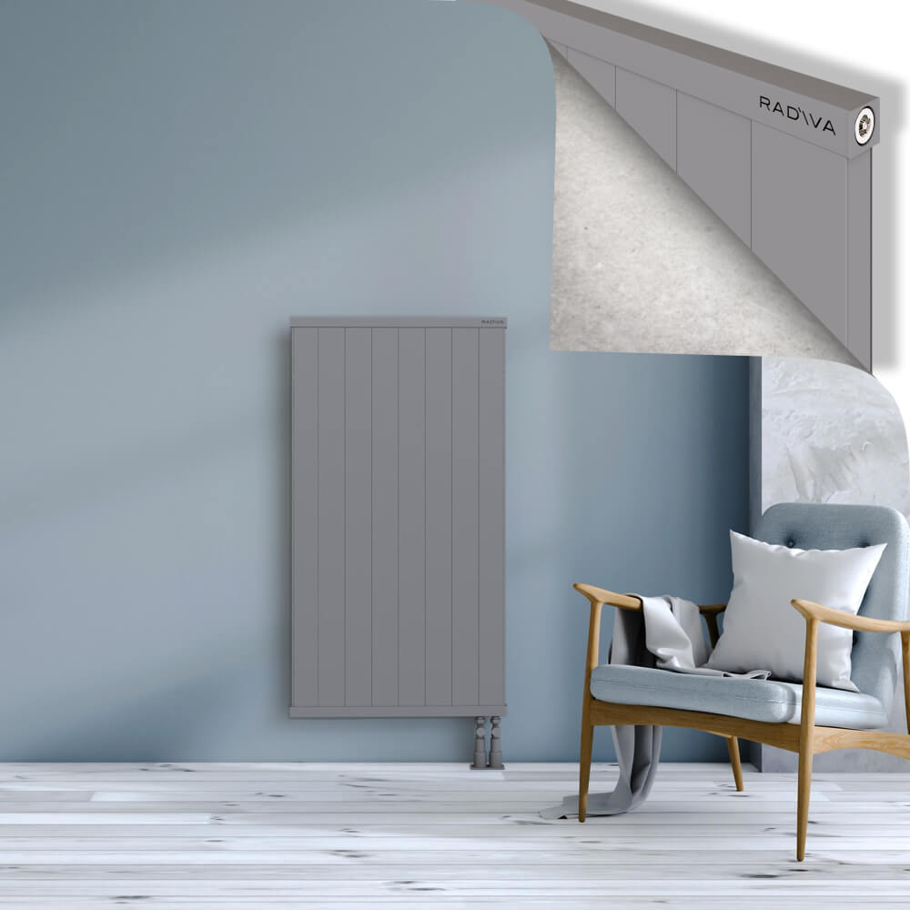 Rio Dekoratif Alüminyum Radyatör 1200x804 Gri - 3