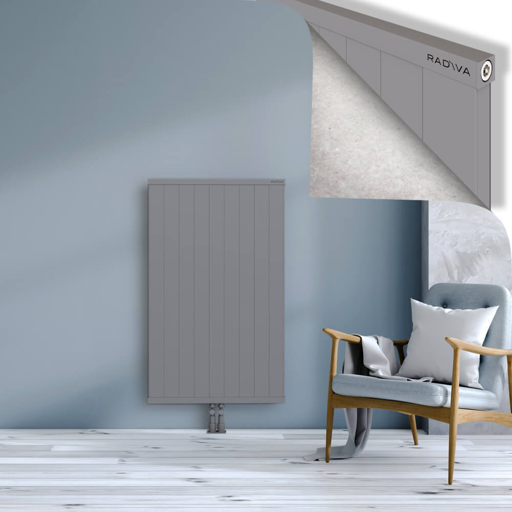 Rio Dekoratif Alüminyum Radyatör 1200x904 Gri - 2