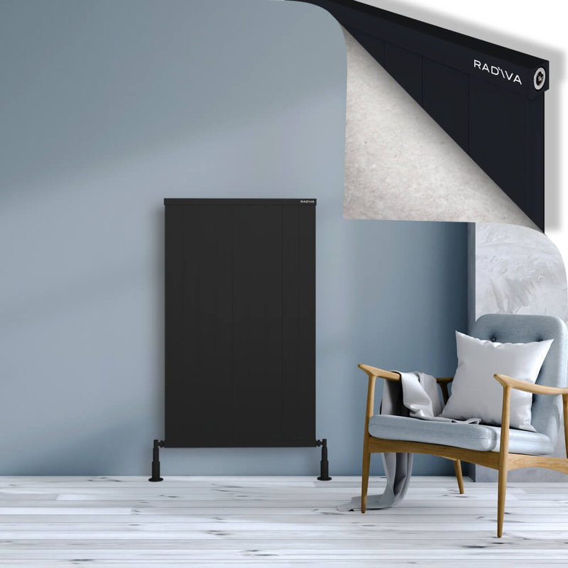 Rio Dekoratif Alüminyum Radyatör 1200x904 Siyah 