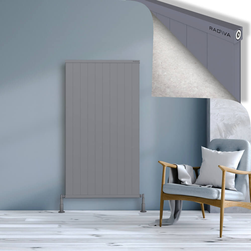 Rio Dekoratif Alüminyum Radyatör 1500x1004 Gri - 1