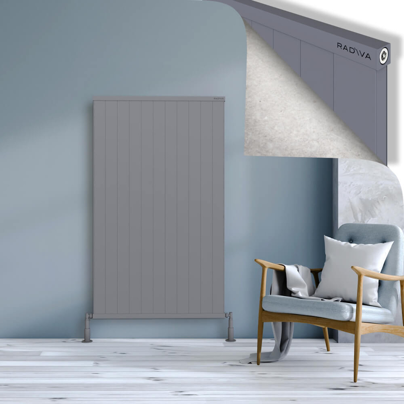 Rio Dekoratif Alüminyum Radyatör 1500x1104 Gri 