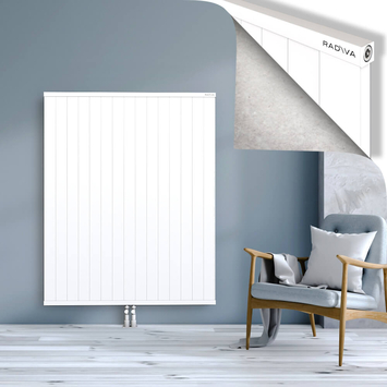 Rio Dekoratif Alüminyum Radyatör 1500x1504 Beyaz Alt Orta 50mm
