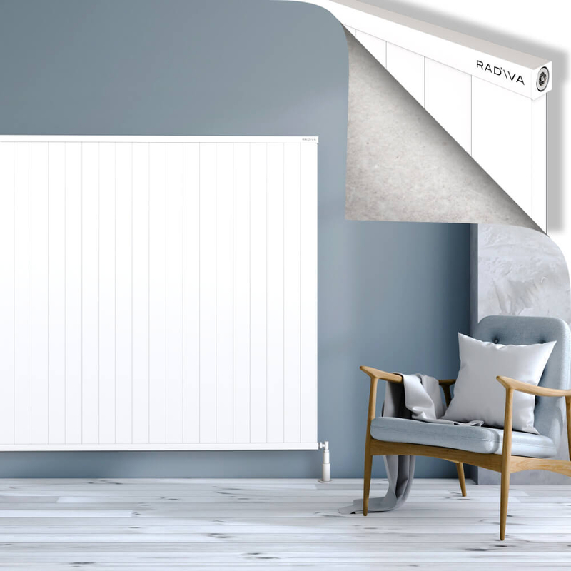Rio Dekoratif Alüminyum Radyatör 1500x2804 Beyaz 