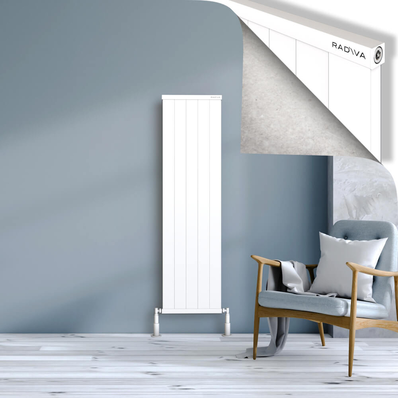 Rio Dekoratif Alüminyum Radyatör 1500x504 Beyaz 