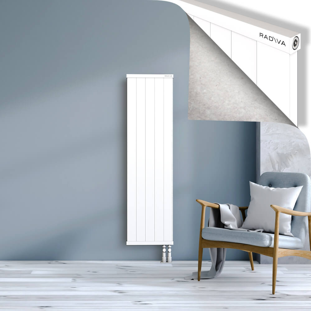 Rio Dekoratif Alüminyum Radyatör 1500x504 Beyaz - 3