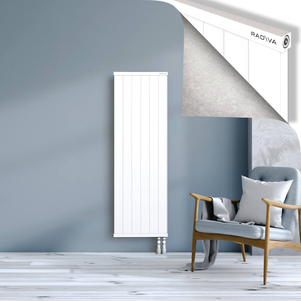 Rio Dekoratif Alüminyum Radyatör 1500x604 Beyaz - 3