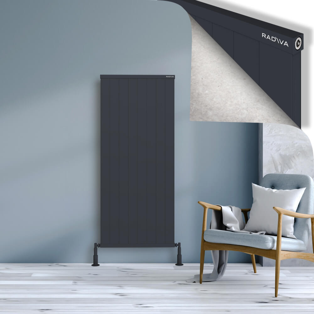 Rio Dekoratif Alüminyum Radyatör 1500x804 Koyu Antrasit - 1