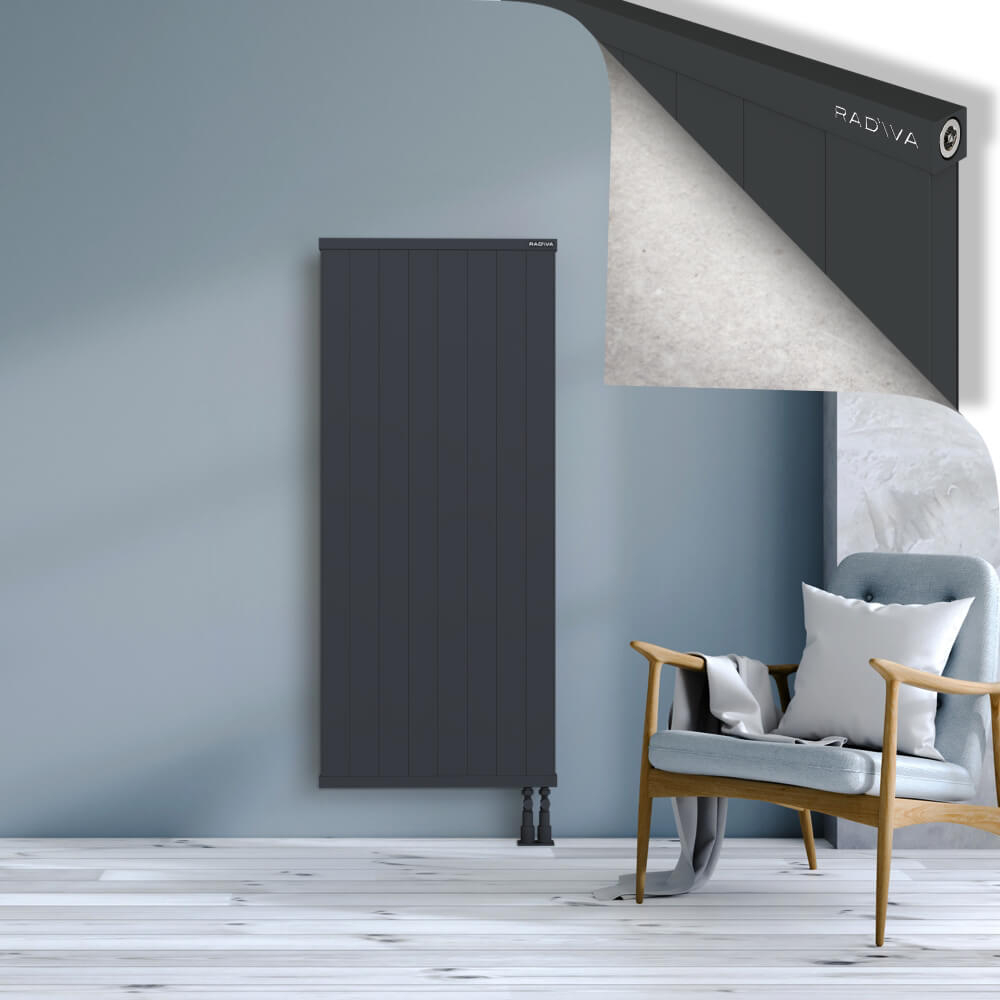 Rio Dekoratif Alüminyum Radyatör 1500x804 Koyu Antrasit - 3