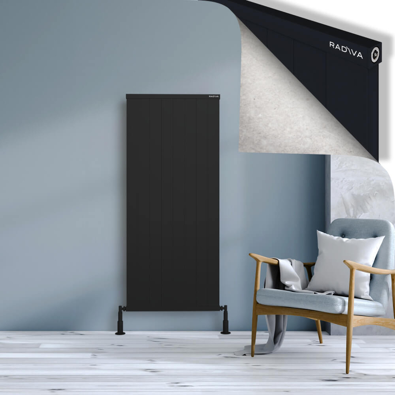 Rio Dekoratif Alüminyum Radyatör 1500x804 Siyah