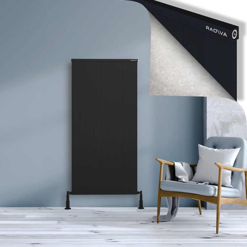 Rio Dekoratif Alüminyum Radyatör 1500x904 Siyah 