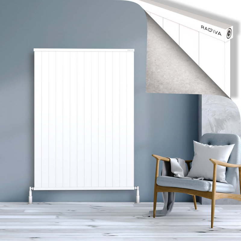 Rio Dekoratif Alüminyum Radyatör 1600x1404 Beyaz
