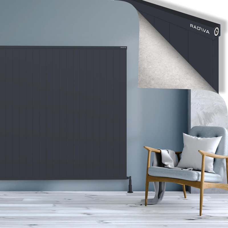 Rio Dekoratif Alüminyum Radyatör 1600x1904 Koyu Antrasit