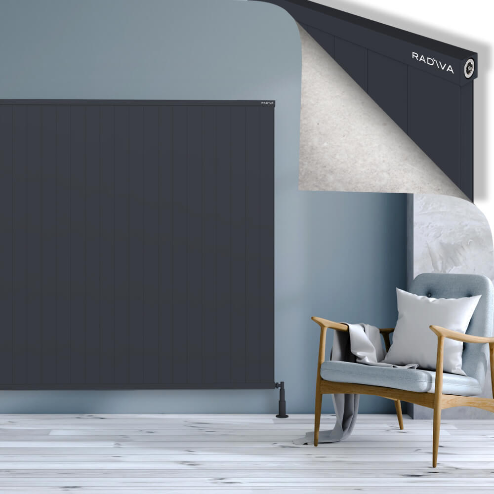 Rio Dekoratif Alüminyum Radyatör 1600x3004 Koyu Antrasit - 1