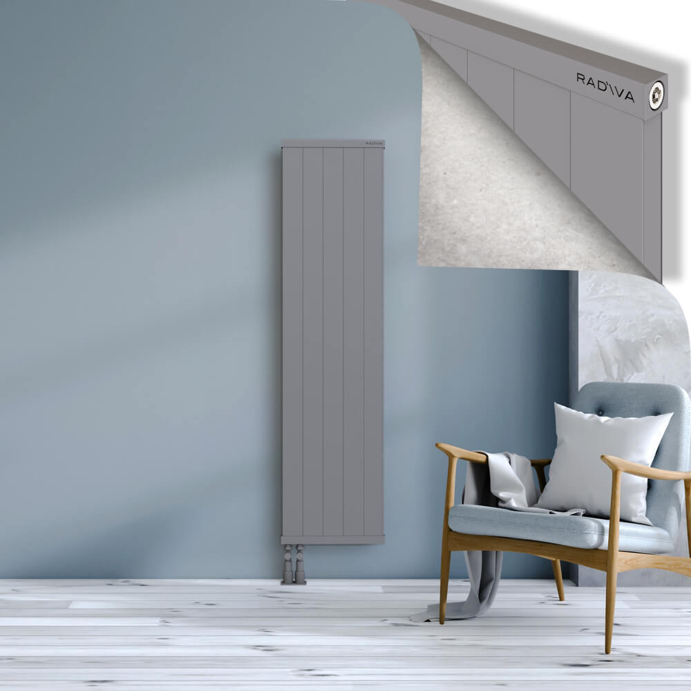 Rio Dekoratif Alüminyum Radyatör 1600x504 Gri - 4