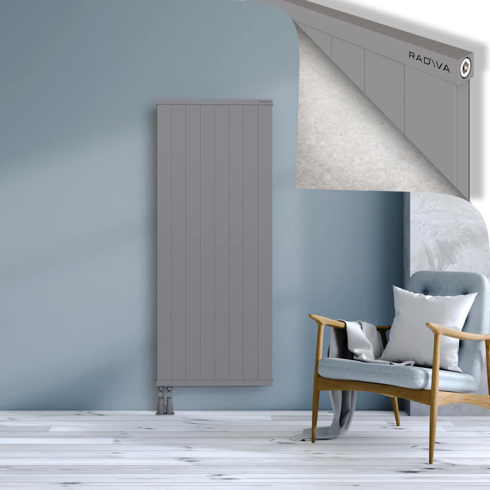 Rio Dekoratif Alüminyum Radyatör 1600x804 Gri - 4