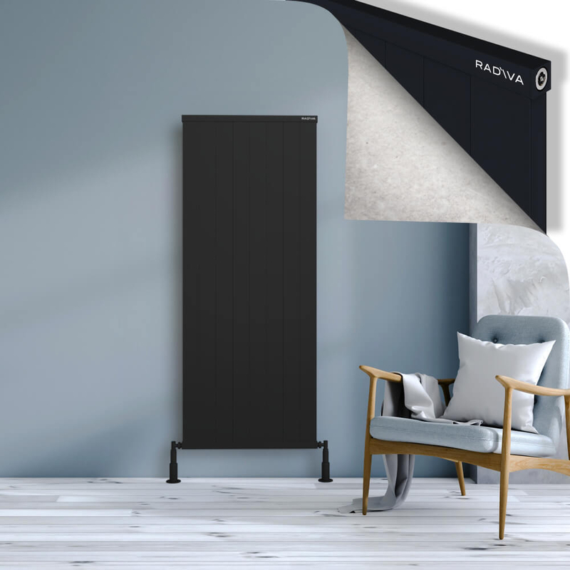 Rio Dekoratif Alüminyum Radyatör 1600x804 Siyah