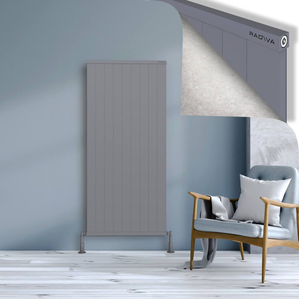 Rio Dekoratif Alüminyum Radyatör 1600x904 Gri - 1