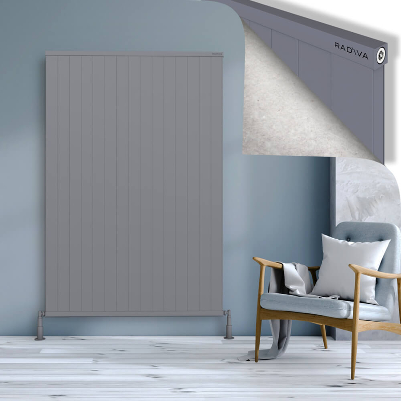 Rio Dekoratif Alüminyum Radyatör 1800x1504 Gri 