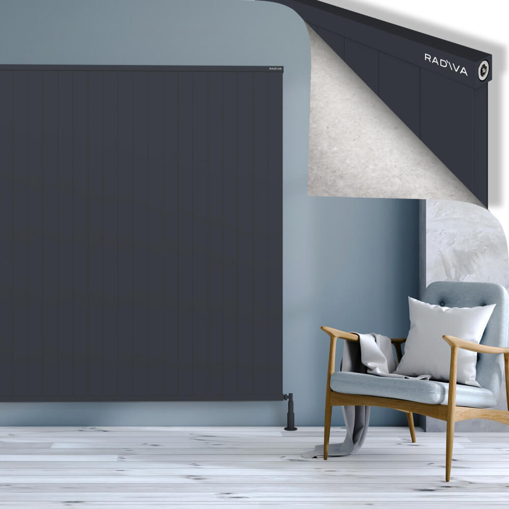 Rio Dekoratif Alüminyum Radyatör 1800x2404 Koyu Antrasit - 1