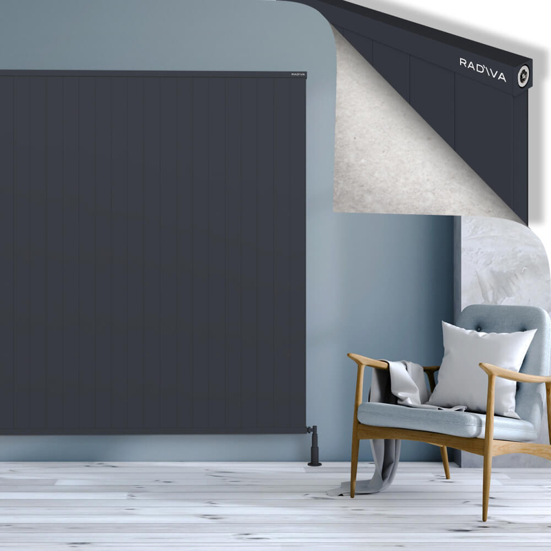 Rio Dekoratif Alüminyum Radyatör 1800x2504 Koyu Antrasit