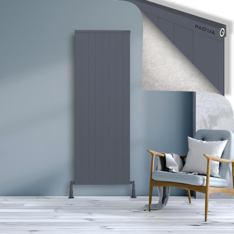 Rio Dekoratif Alüminyum Radyatör 1800x804 Antrasit 