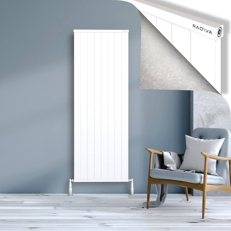 Rio Dekoratif Alüminyum Radyatör 1800x804 Beyaz 