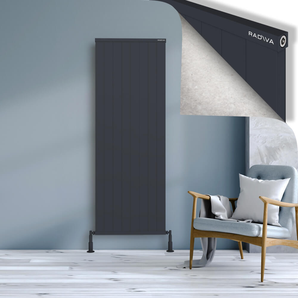Rio Dekoratif Alüminyum Radyatör 1800x804 Koyu Antrasit - 1