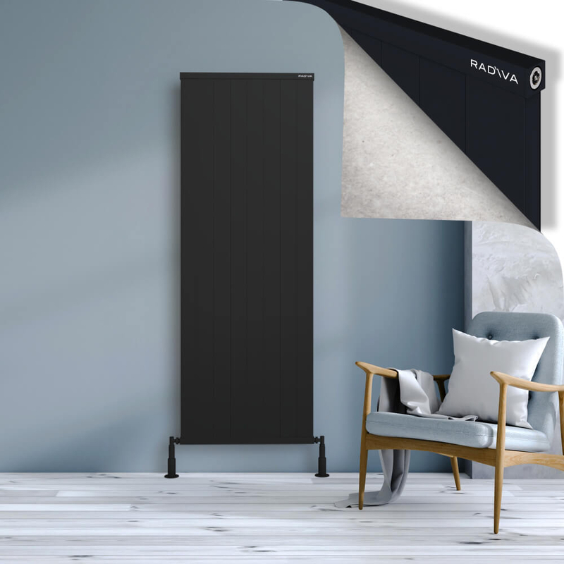 Rio Dekoratif Alüminyum Radyatör 1800x804 Siyah 