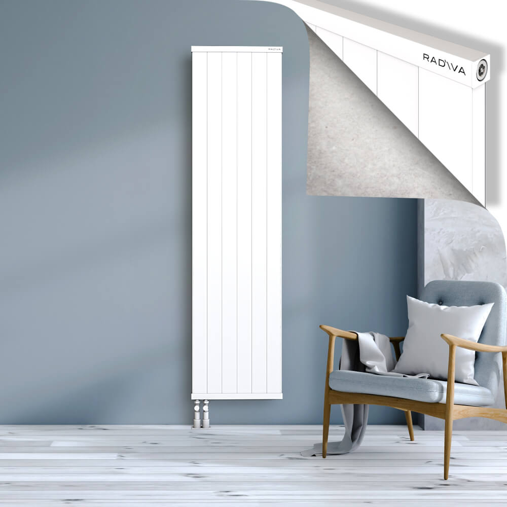 Rio Dekoratif Alüminyum Radyatör 1900x604 Beyaz - 4