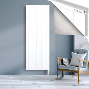 Rio Dekoratif Alüminyum Radyatör 2000x904 Beyaz Alt Sağ 50mm