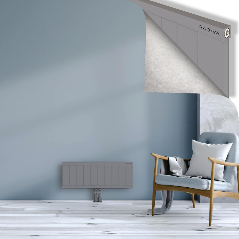 Rio Dekoratif Alüminyum Radyatör 300x1004 Gri - 2