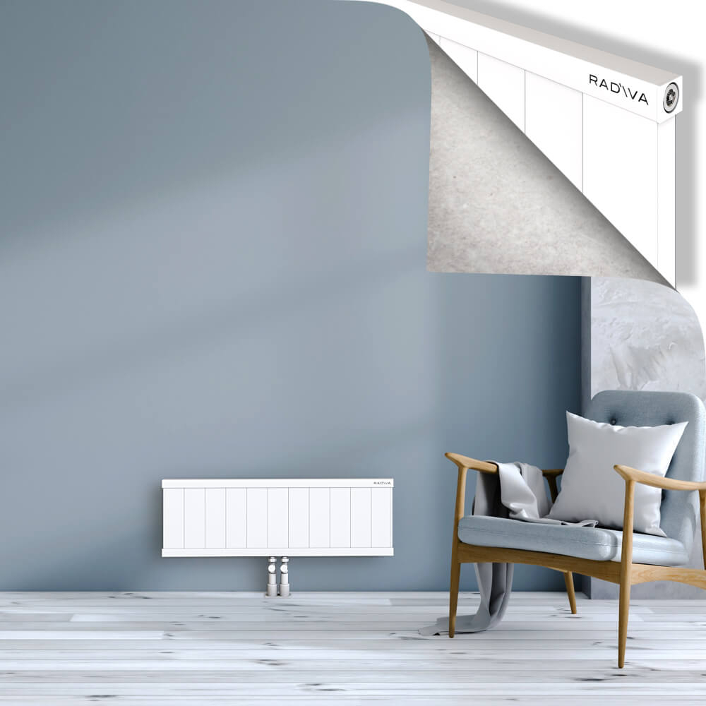 Rio Dekoratif Alüminyum Radyatör 300x1104 Beyaz - 2